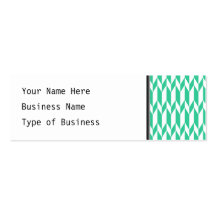White and Green Abstract Graphic Pattern. Business Card Template