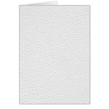 White and Light Grey Printed Pattern Greeting Card
