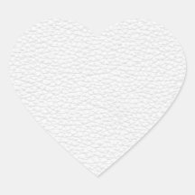 White and Light Grey Printed Pattern Heart Sticker