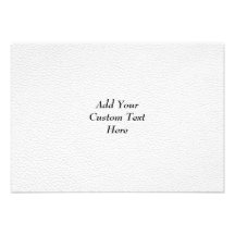 White and Light Grey Printed Pattern. Custom Invite