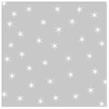 White and Light Grey Star Pattern. Acrylic Cut Out
