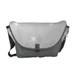 White and Light Grey Star Pattern. Commuter Bags