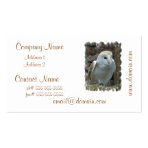 White Barn Owl Business Cards