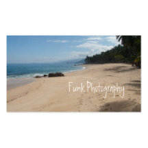 White Beach Blue Sky Business Cards