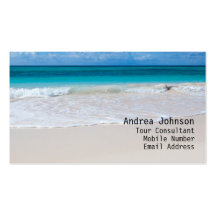 White Beach Business Card