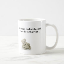 white bear mug