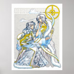 White Bond as Pure as Snow Poster Print