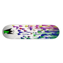 White Boyee Wet Paint Skate Board Decks