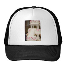 White Cake Mesh Hats