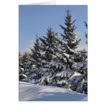 White Christmas Card