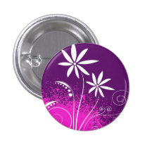 White Daisies on Purple Buttons