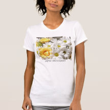 White daisies Yellow Roses T-shirt