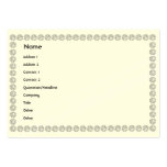 White Diamonds - Chubby Business Card Templates