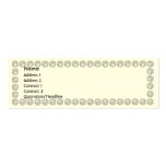 White Diamonds - Skinny Business Card