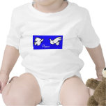 White Doves of Peace Baby Bodysuits