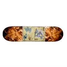 White Dragon Board Skateboard Decks