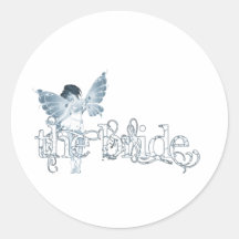 White Dress Fairy Blue - The Bride Sticker