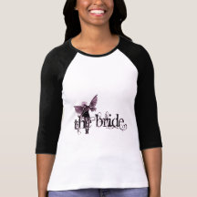 White Dress Fairy Pink Negative - The Bride T Shirt