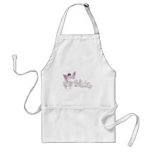 White Dress Fairy Pink - The Bride Apron