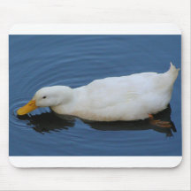 White Duck Mouse Pads