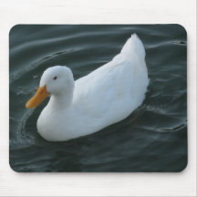 White Duck Mousepad