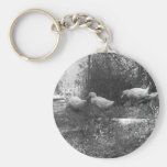 White Ducks Keychain