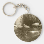 White Ducks Keychain