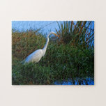 White Egret Jigsaw Puzzle puzzles