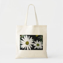 White Flower eco bag Sac En Toile