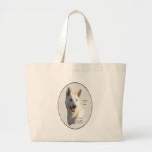 White German Shepherd Gifts Canvas Bags