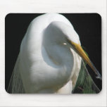 White Heron Mousepad