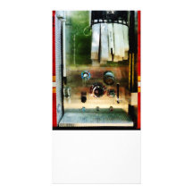 White Hose and Nozzles Personalized Photo Card