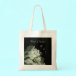 White Hydrangea Wedding Favour Tote bags