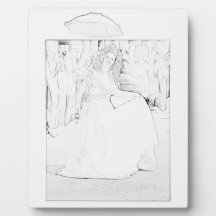 White lady. display plaques
