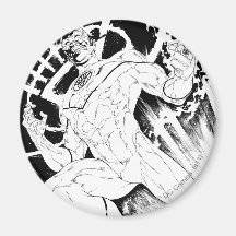 White Lantern Corps Fridge Magnet