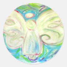 White Light Angel Sticker