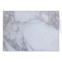 White Marble Greeting Card