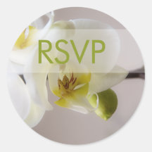 White Orchid • RSVP Sticker