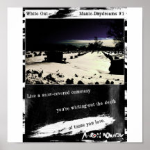 White Out - Manic Daydreams #1 Poster