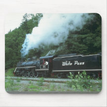 White Pass and Yukon in White Pass out of Skagway, Mousepads