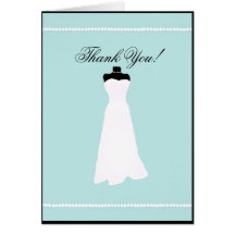 White Pearls-Wedding Dress-Personalise It! Greeting Cards