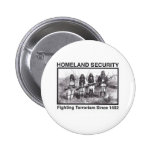 White Photo Indian Homeland Security Button