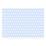 White Polka Dots on Baby Blue Business Card