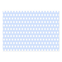 White Polka Dots on Baby Blue Business Card