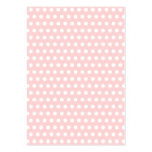 White Polka Dots on Pale Pink Business Cards