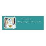 White Poodle Cupcake Tea Party Business Card Templates