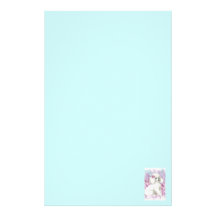 White Poodle in the Lilacs Art and Gifts Stationery Paper