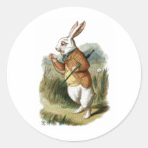 White Rabbit from Alice in Wonderland Sticker