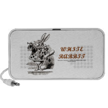 White Rabbit Herald Hearts Wonderland Travel Speaker