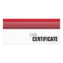 White Red Simple Glass Accounting Gift Card Rack Card